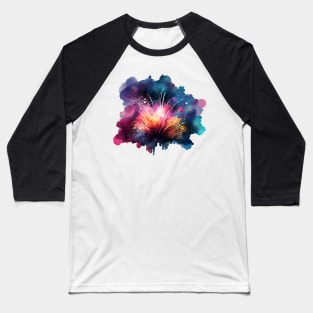 fireworks Baseball T-Shirt